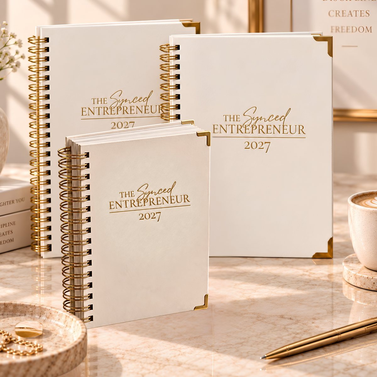 2027 Entrepreneur Synced Planner - Daily Spread