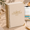 2027 Synced Entrepreneur Planner A5 with 12 months of The Synced Planner Starter App